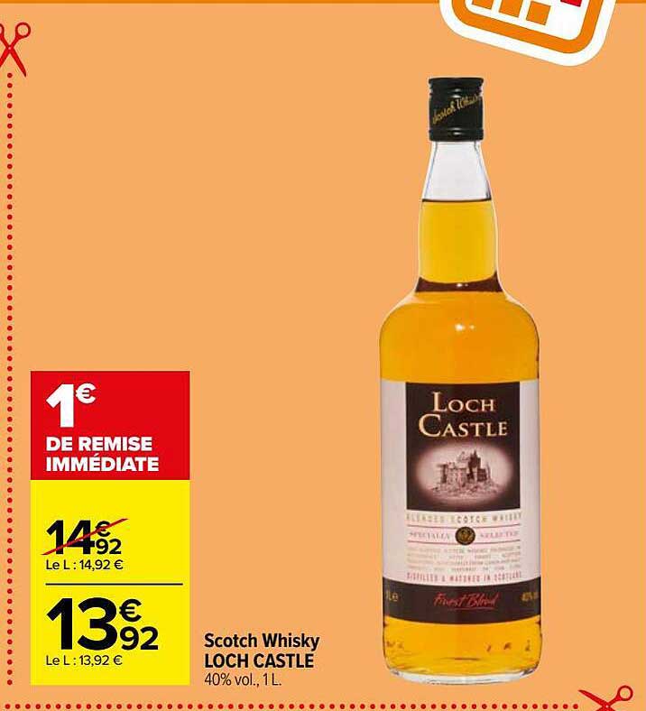 scotch whisky loch castle