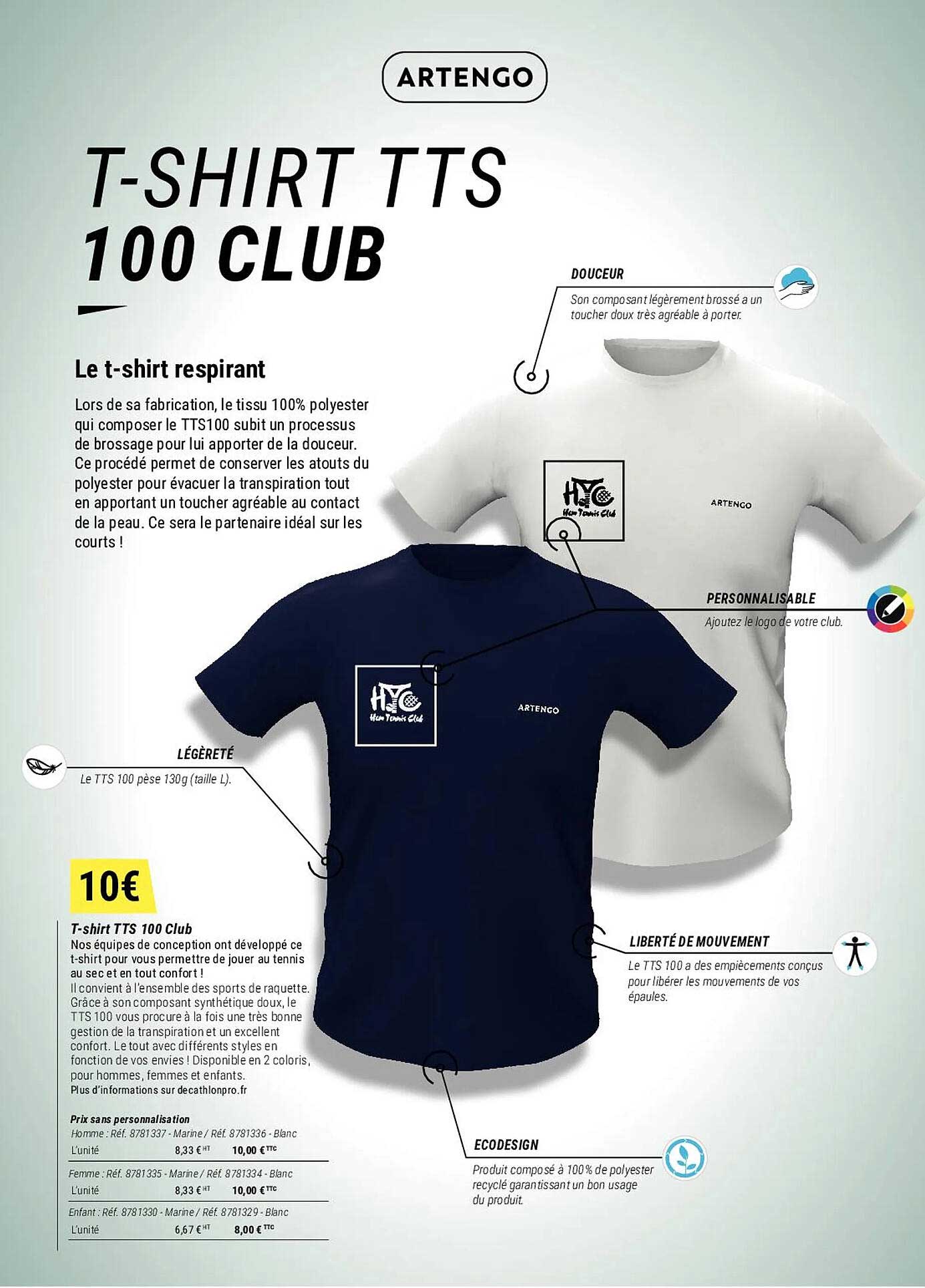 t-shirt tts 100 club