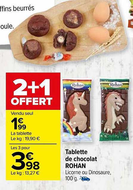 tablette de chocolat rohan