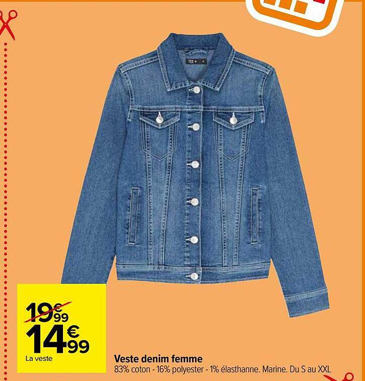 Veste Denim Femme