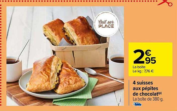 4 Suisses Aux Pépites De Chocolat
