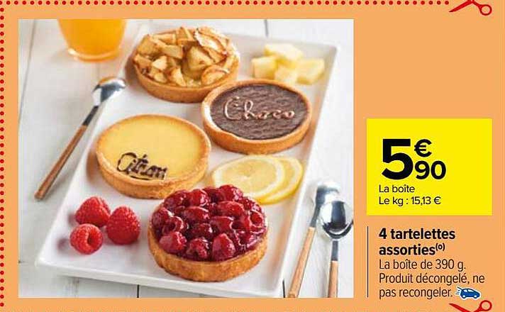 4 Tartelettes Assorties