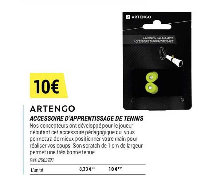 accessoire d'apprentissage de tennis artengo