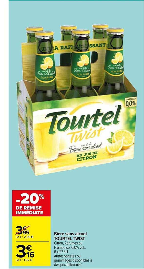 Bière Sans Alcool Tourtel Twist