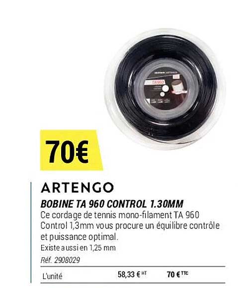 bobine ta 960 control 1.30 mm artengo