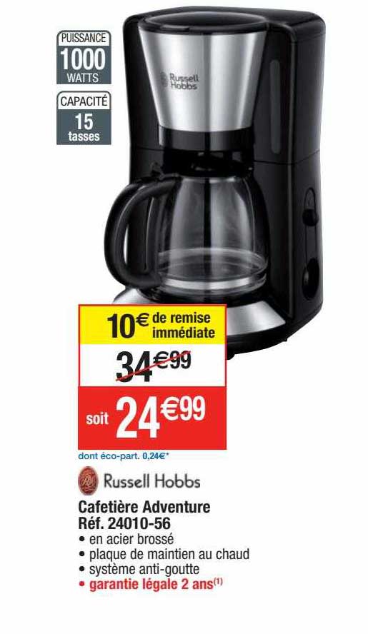 cafetière adventure russell hobbs