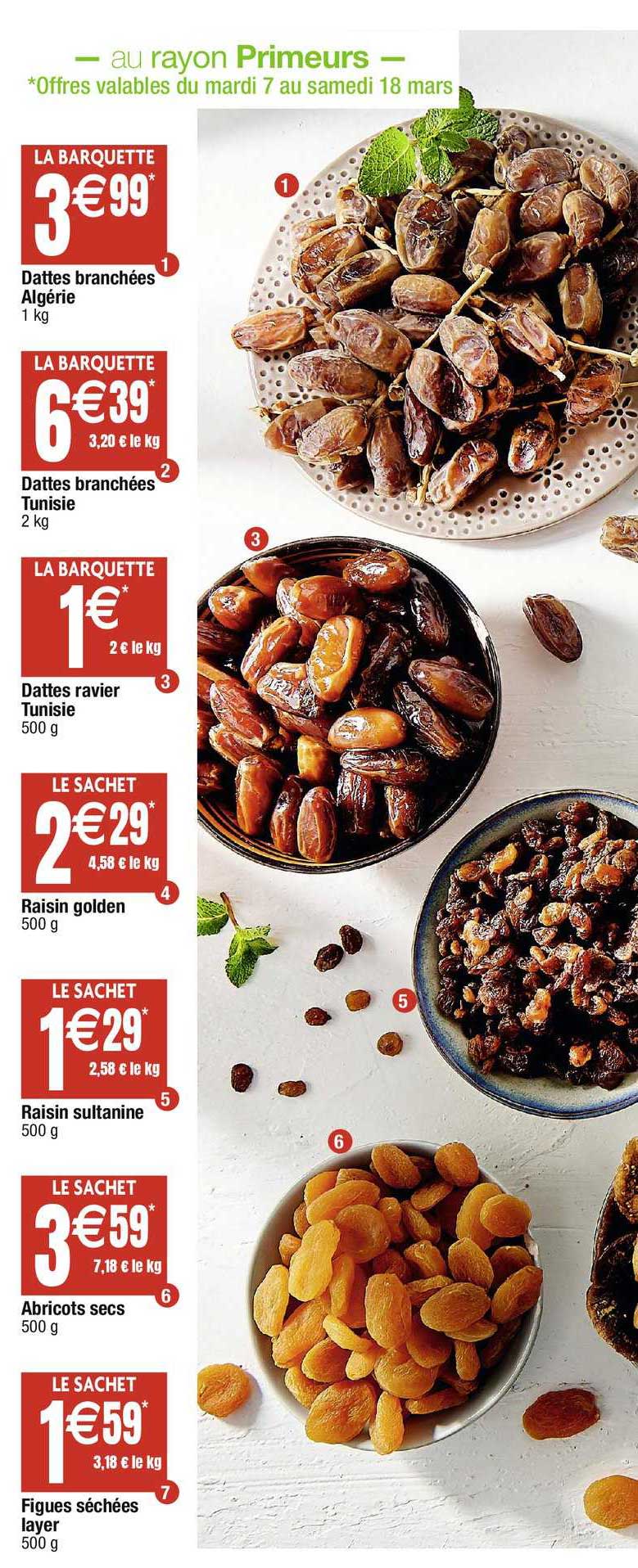 dattes branchées algéries, dattes branchées tunisie, dattes ravier tunisie, raisin golden, raisin sultanine, abricots secs, figues séchées layer