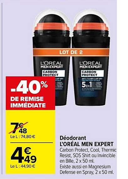 Déodorant L'oréal Men Expert