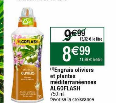 engrais oliviers et plantes méditerranéennes algoflash