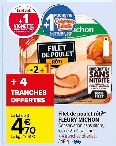 filet de poulet rôti fleury michon