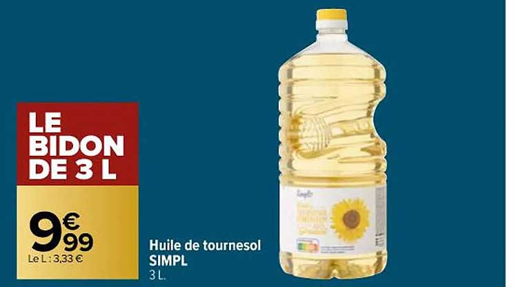 Huile De Tournesol Simpl