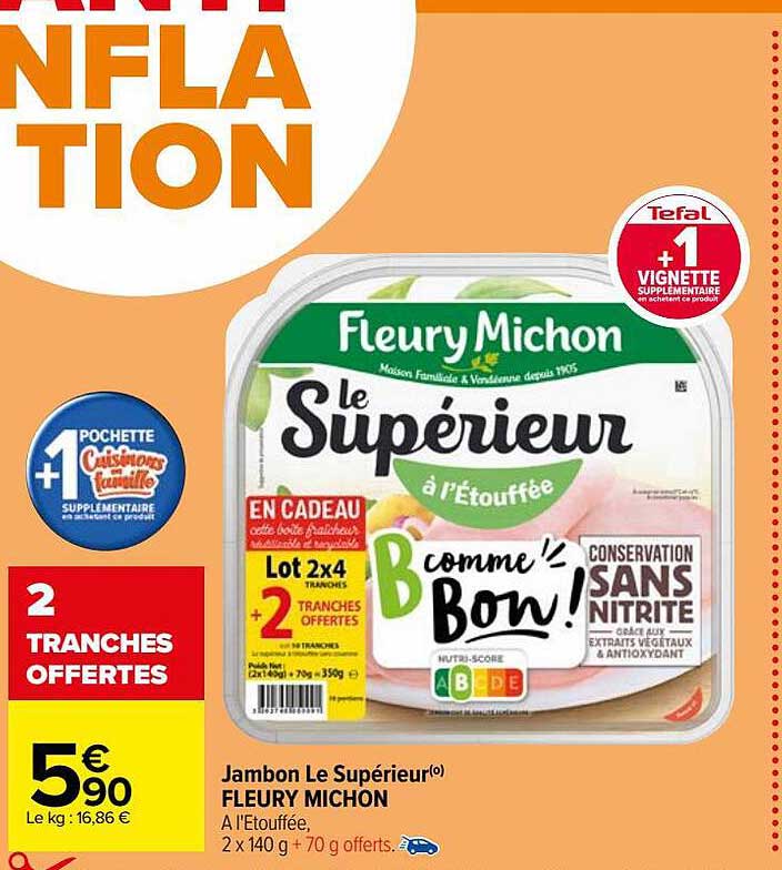 jambon le supérieur fleury michon