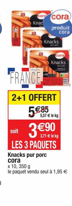 Knacks Pur Porc Cora
