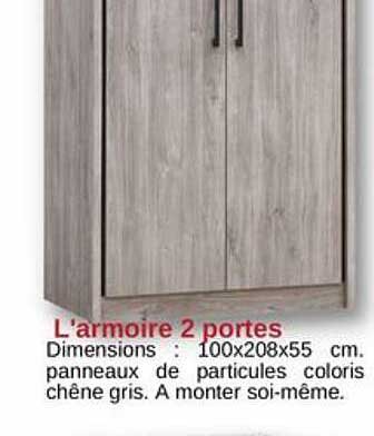 l'armoire 2 portes