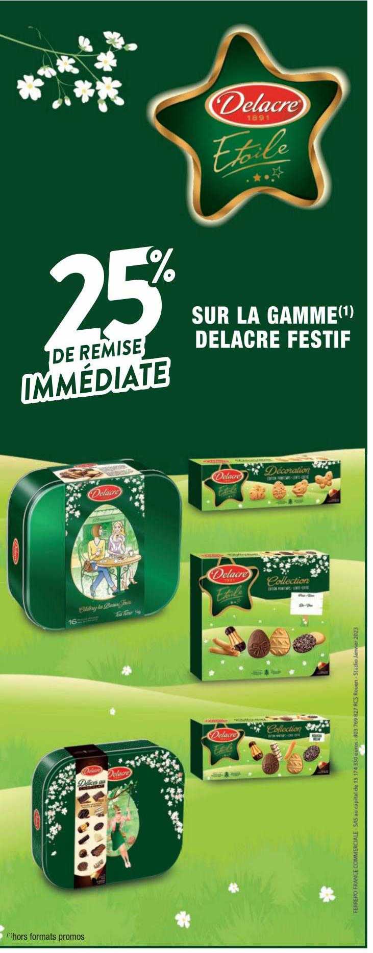 la gamme delacre festif