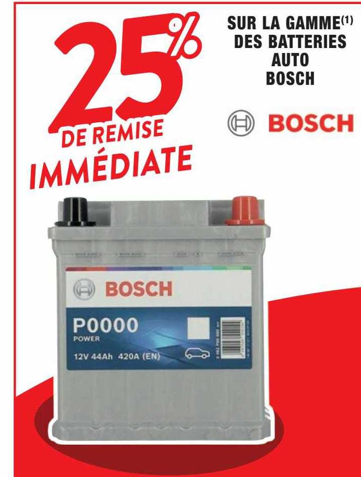 La Gamme Des Batteries Auto Bosch