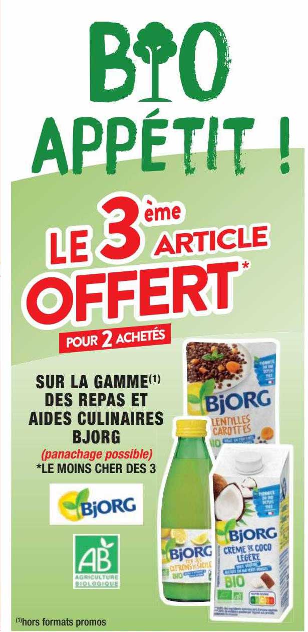la gamme des repas et aides culinaires bjorg