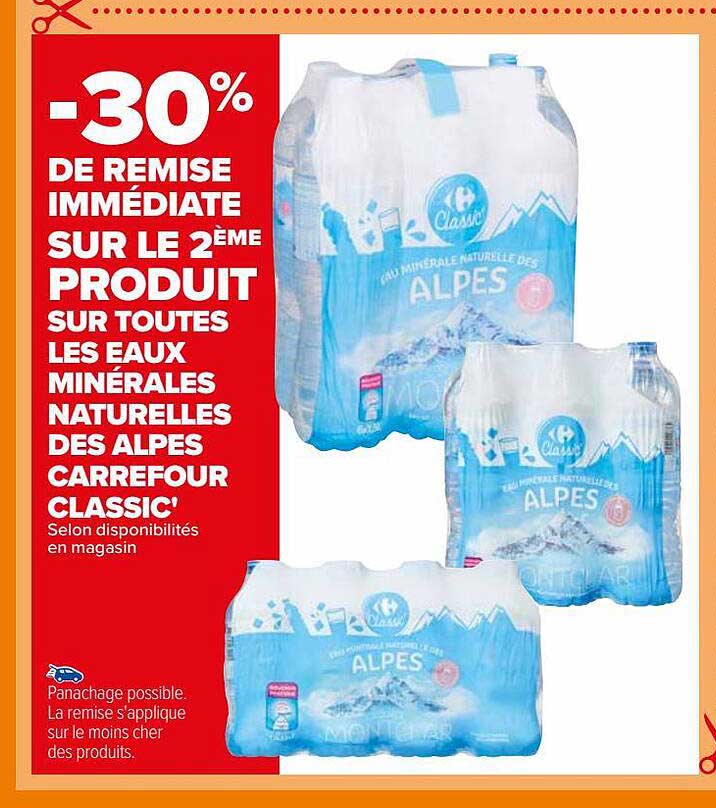 les eaux minérales naturelles des alpes carrefour classic'