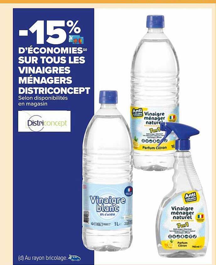 les vinaigres ménagers districoncept