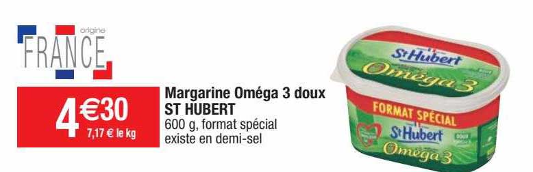 margarine oméga 3 doux st hubert