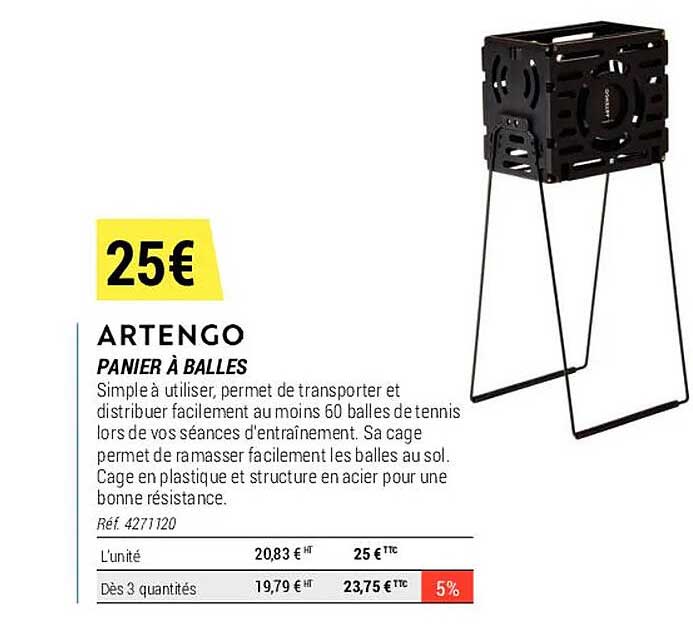 Panier à Balles Artengo