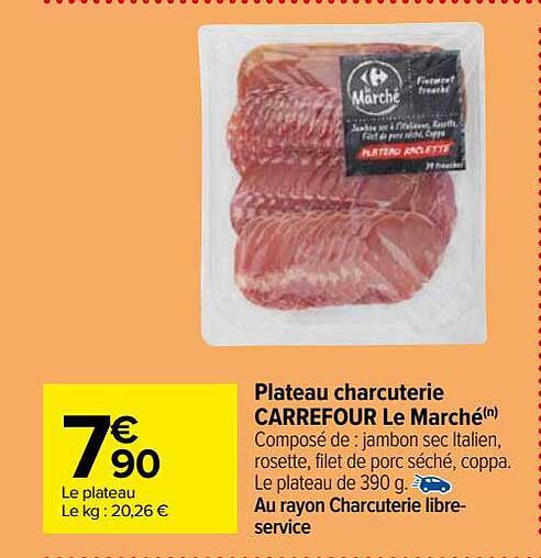 Plateau Charcuterie Carrefour Le Marché