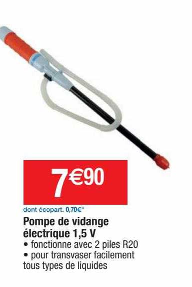 pompe de vidange électrique 1,5v