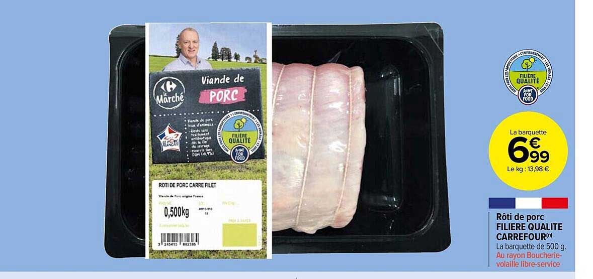 Rôti De Porc Filière Qualité Carrefour