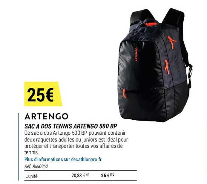 Sac à Dos Tennis Artengo 500 Bp