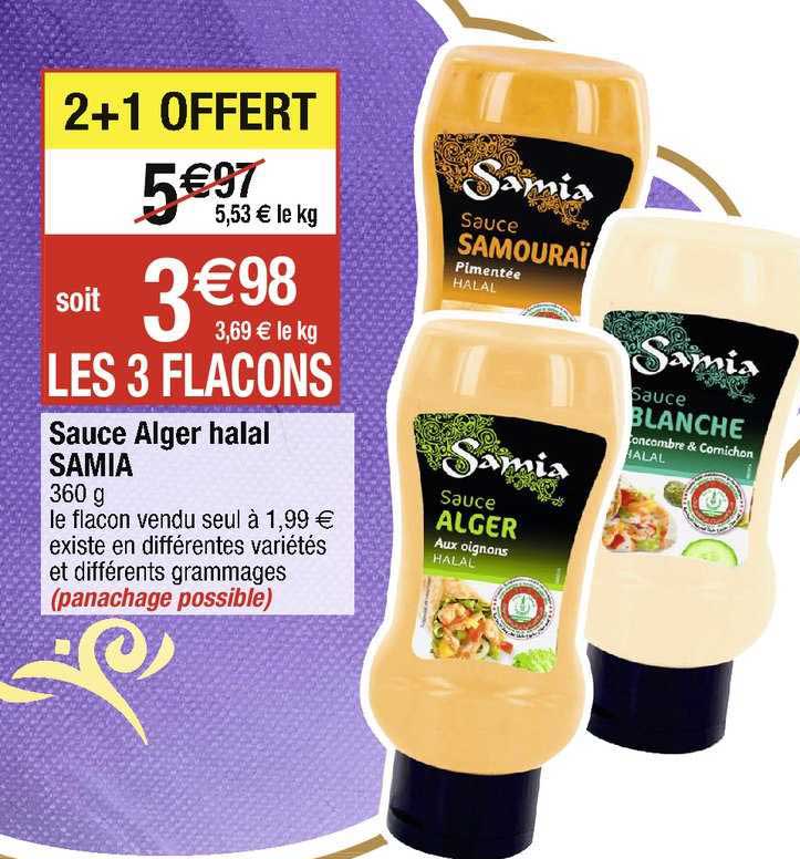 Sauce Alger Halal Samia