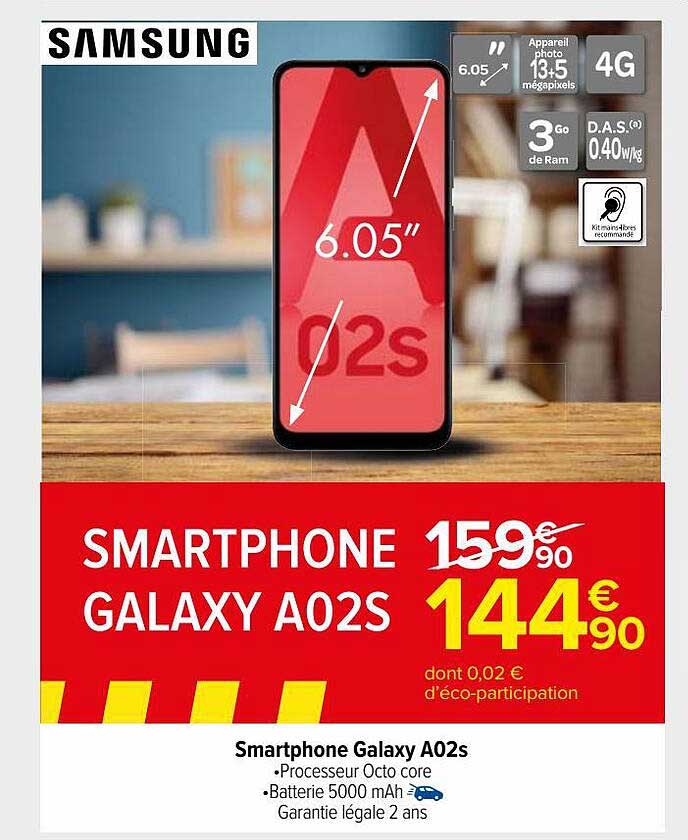 smartphone samsung galaxy A02s