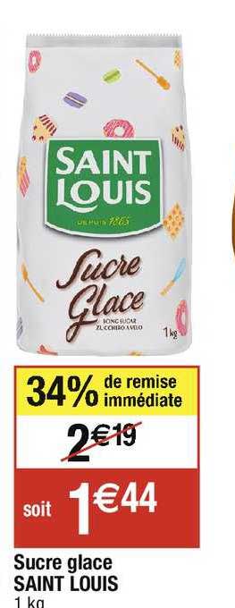 sucre glace saint louis