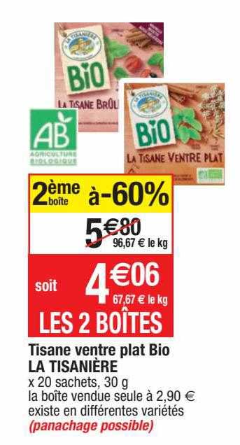 tisane ventre plat bio la tisanière