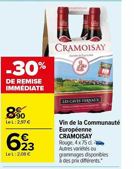vin de la communauté européenne cramoisay