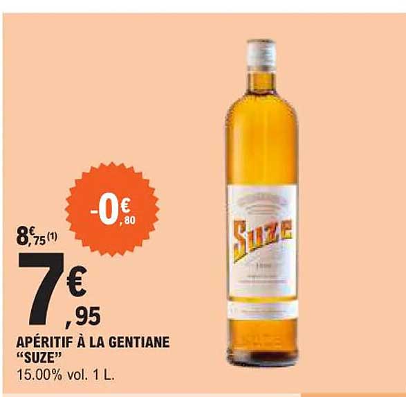 Apéritif à La Gentiane "suze"