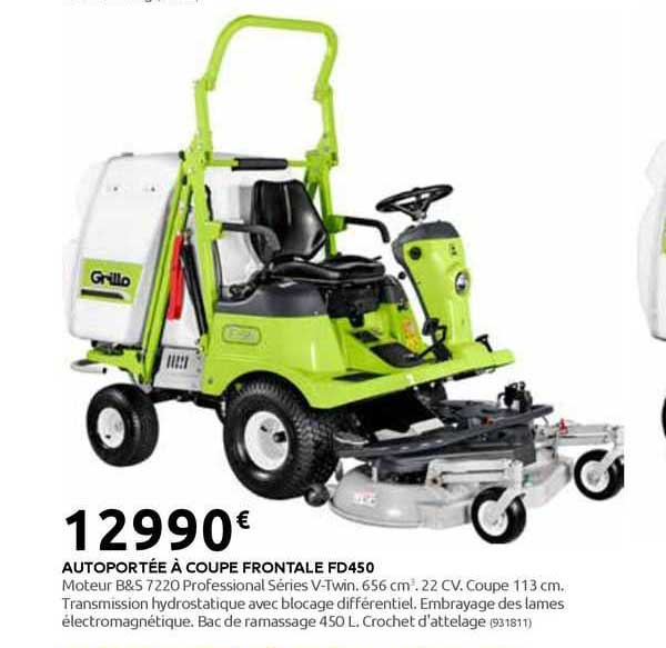 autoportée à coupe frontale fd450