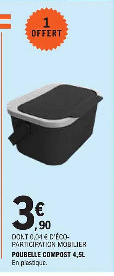 Poubelle Compost 4,5 L