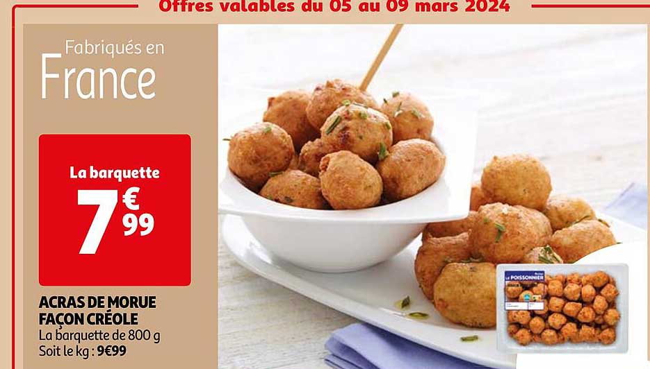 acras de morue façon créole