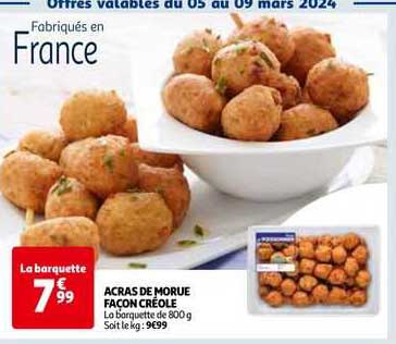 acras de morue façon créole