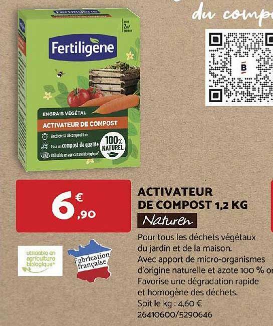 activateur de compost 1,2 kg naturen