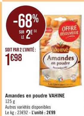 Amandes En Poudre Vahine