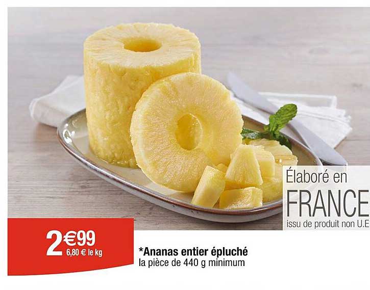 Ananas Entier épluché