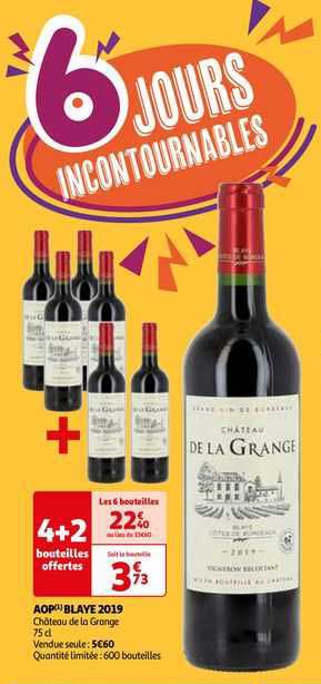 aop blaye 2019 château de la grange