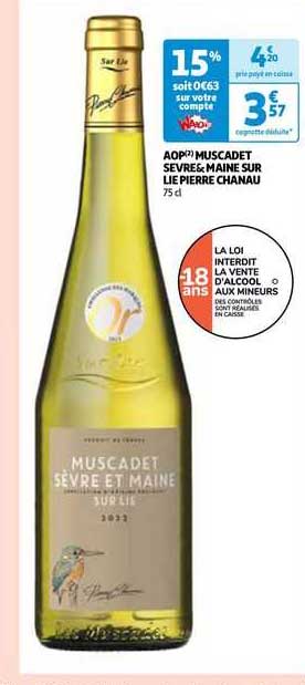 aop muscadet sèvre & maine sur lie pierre chanau