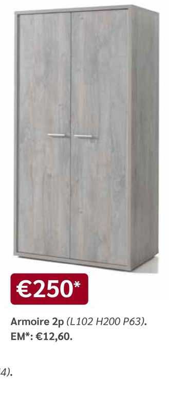 Armoire 2p