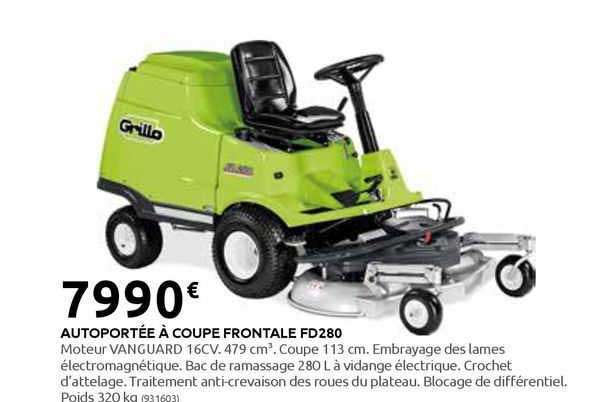 autoportée à coupe frontale fd280