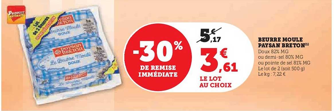 beurre moule paysan breton