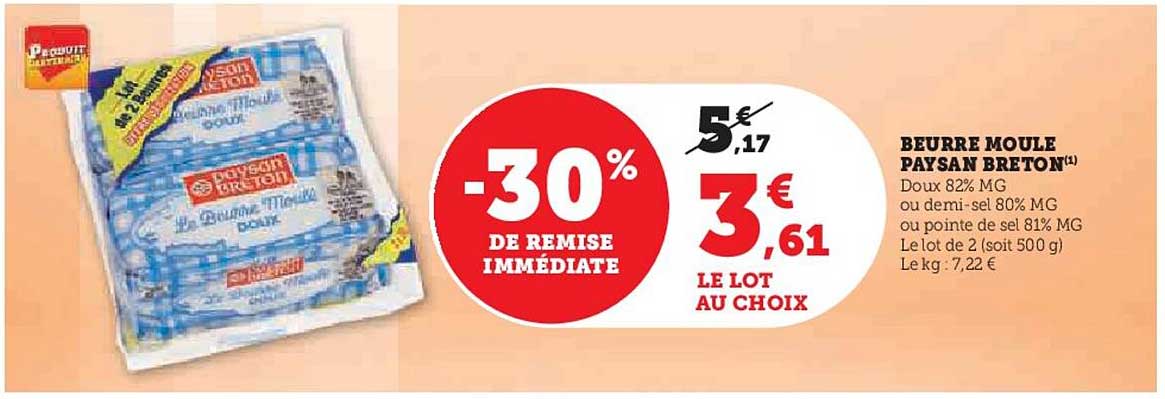 beurre moule paysan breton