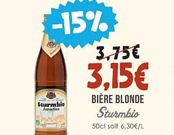 bière blonde sturmbio