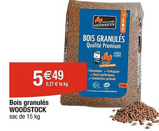 Bois Granulés Woodstock